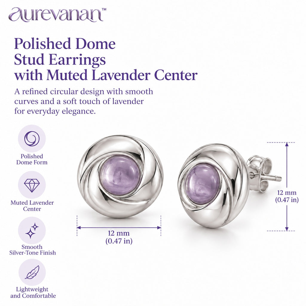 7 aurevanan™ Slim Oval Link Bracelet with Pale Lavender Accent
